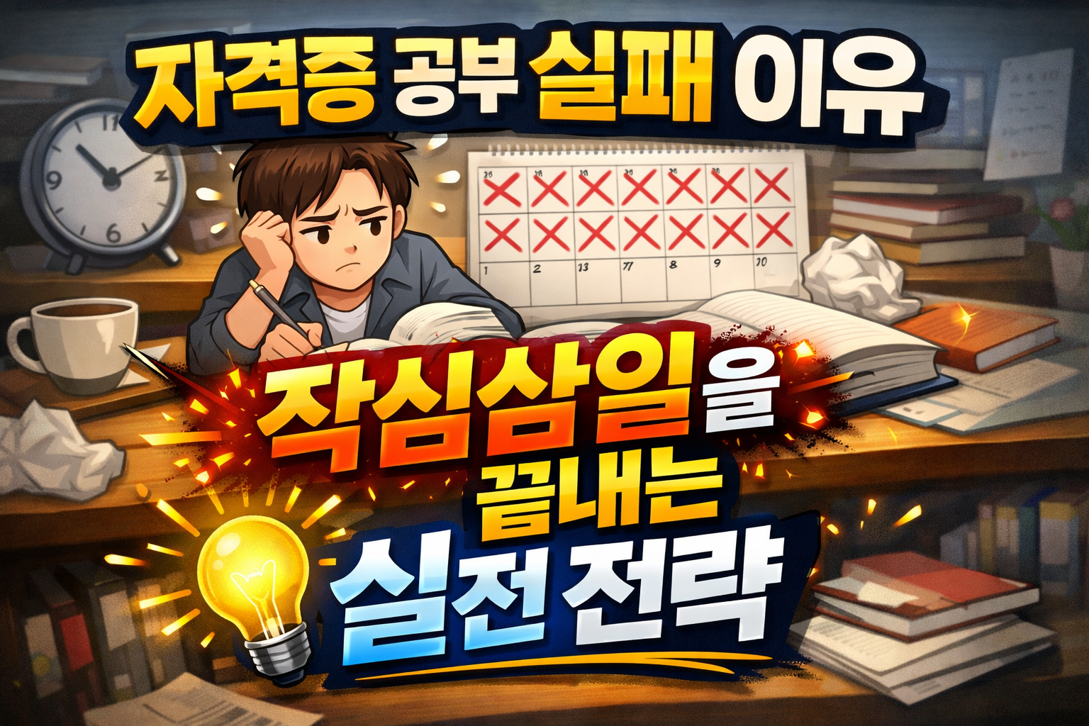 자격증 공부 계획 실패 이유