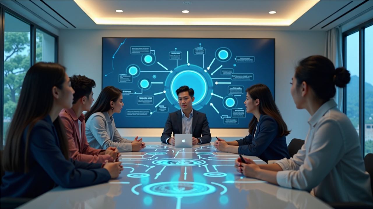 멀티 페르소나 전략과 Chain of Thought 프롬프트 엔지니어링 기법을 결합한 AI 글쓰기 협업 과정의 시각적 표현