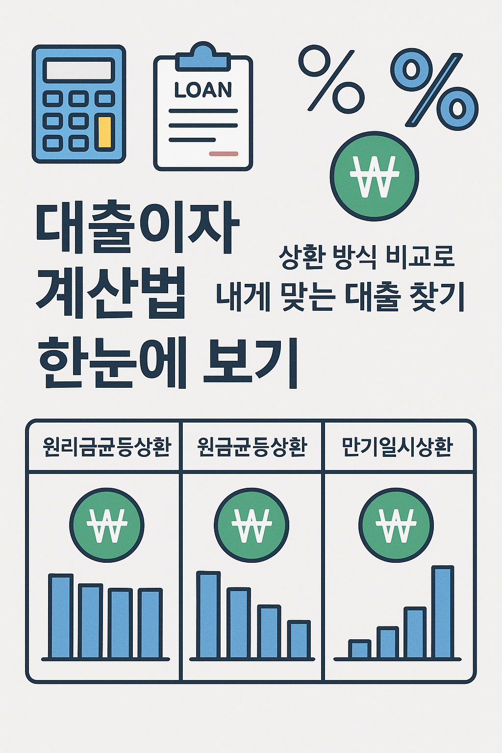 대출이자 계산법 이미지
