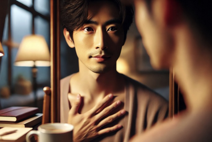 조용한 응원 - 남성