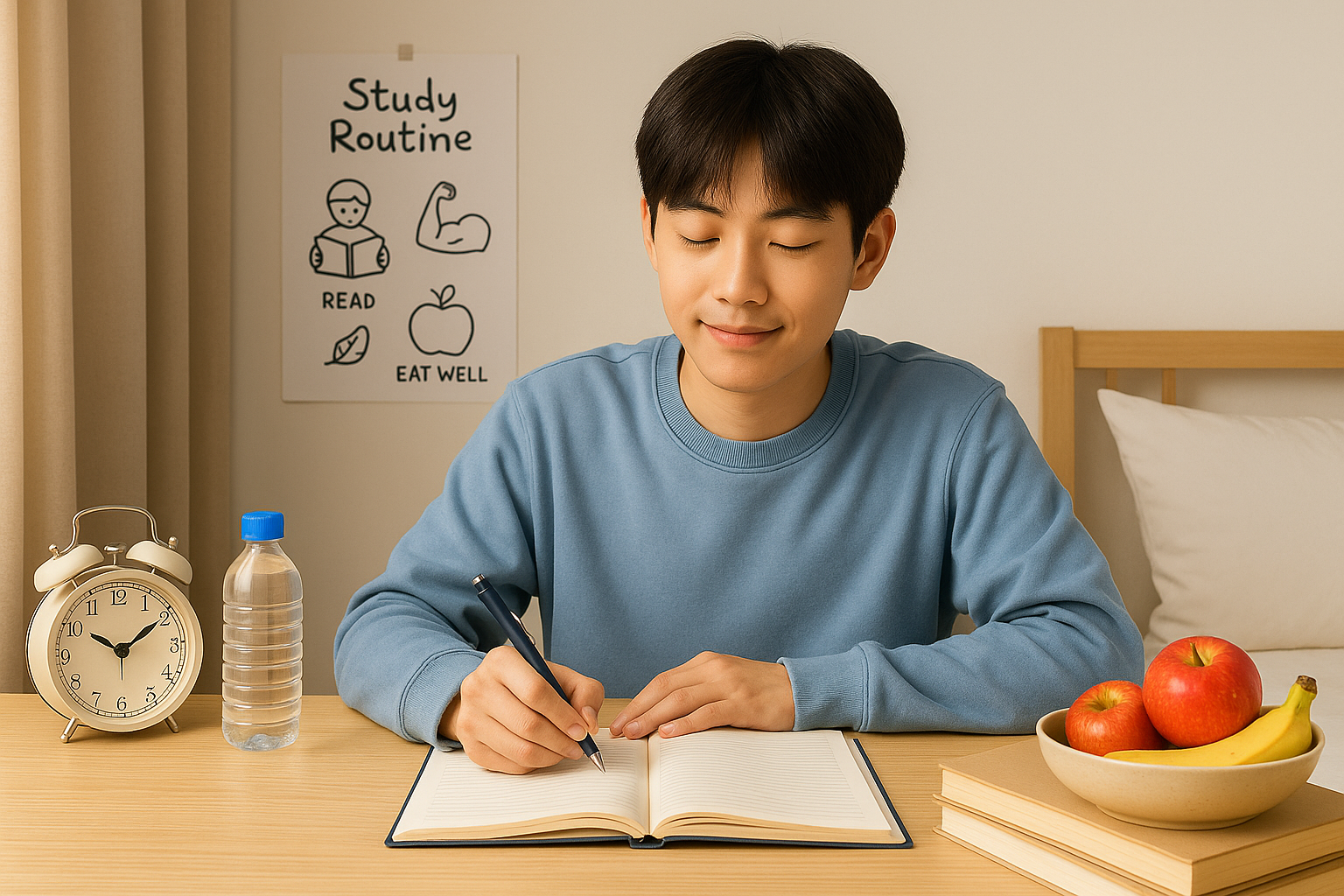 지치지 않는 수험생을 위한 건강관리 루틴 – 컨디션과 집중력을 지키는 습관 만들기