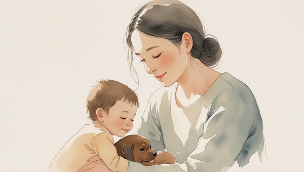 ISFP 부모는 말보다는 행동으로 사랑을 전합니다에 관한 그림
