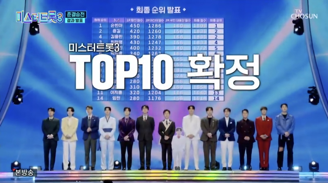 미스터트롯3 재방송시간 10회 시청률 명장면