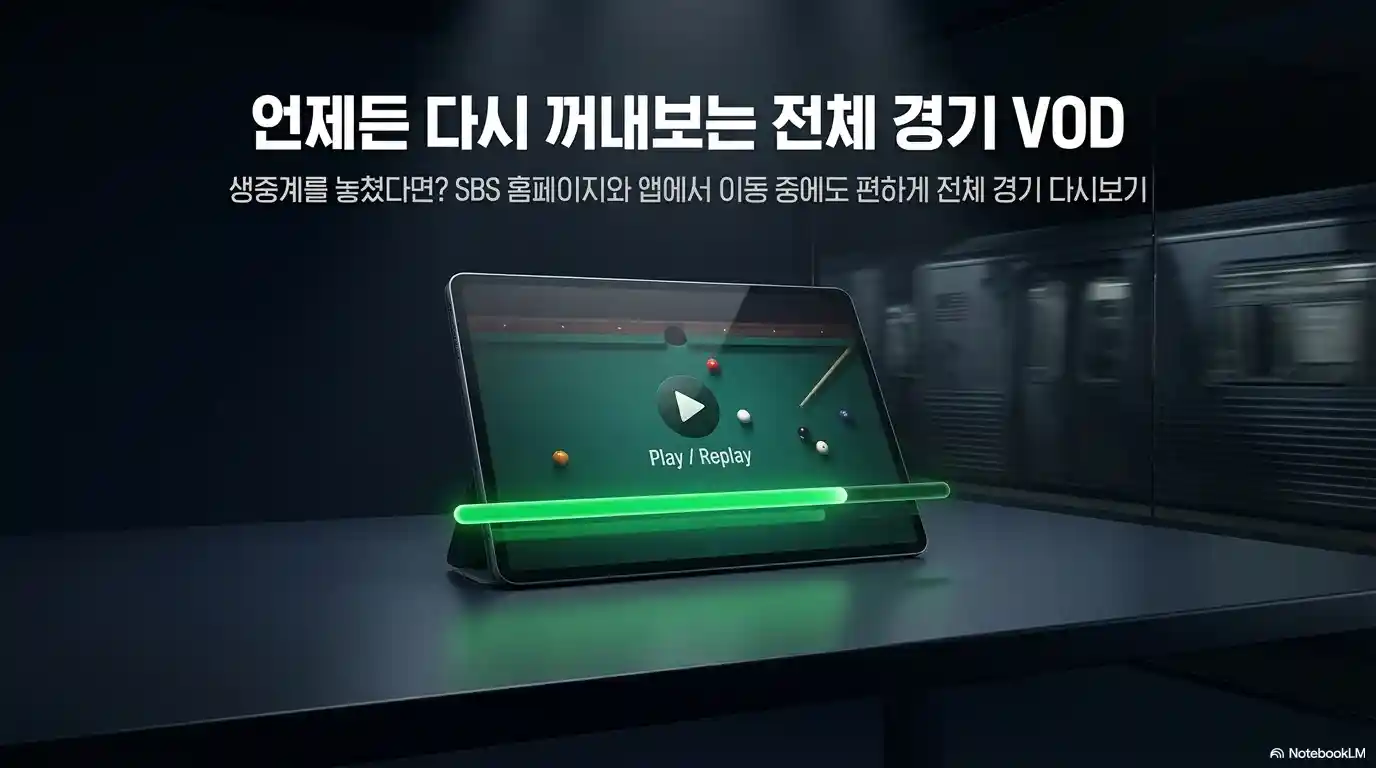 pba 하이라이트를 볼 수 있는 SBS 홈페이지와 앱