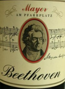 애주가 베토벤을 내세운 와인 라벨