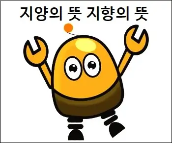 지양의 뜻 지향의 뜻