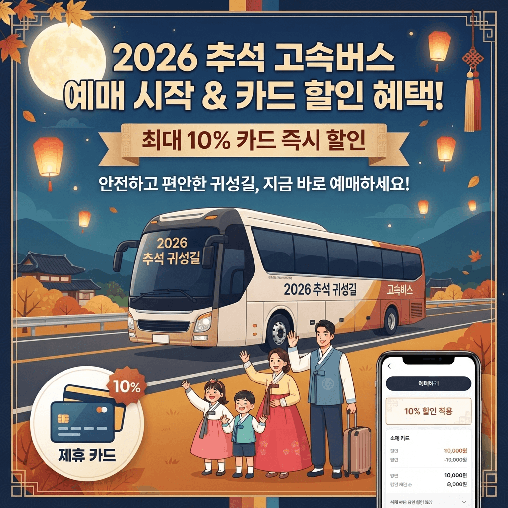 2026 추석 고속버스 예매
