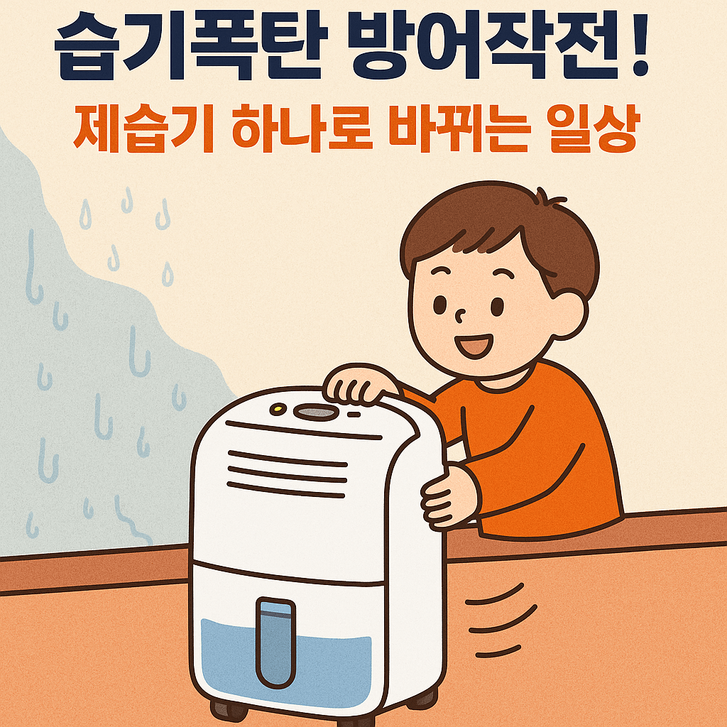 눅눅한 집안, 해결책은? 제습기 하나로 바뀌는 일상 꿀팁 대공개!