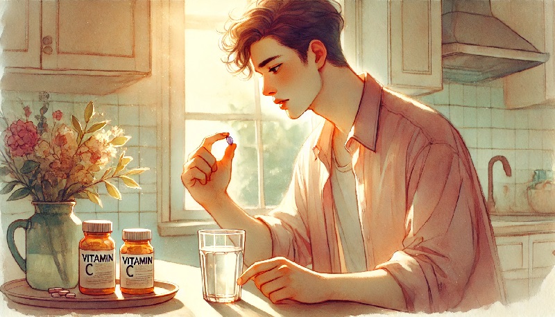 비타민C 과다 섭취에 대한 이미지