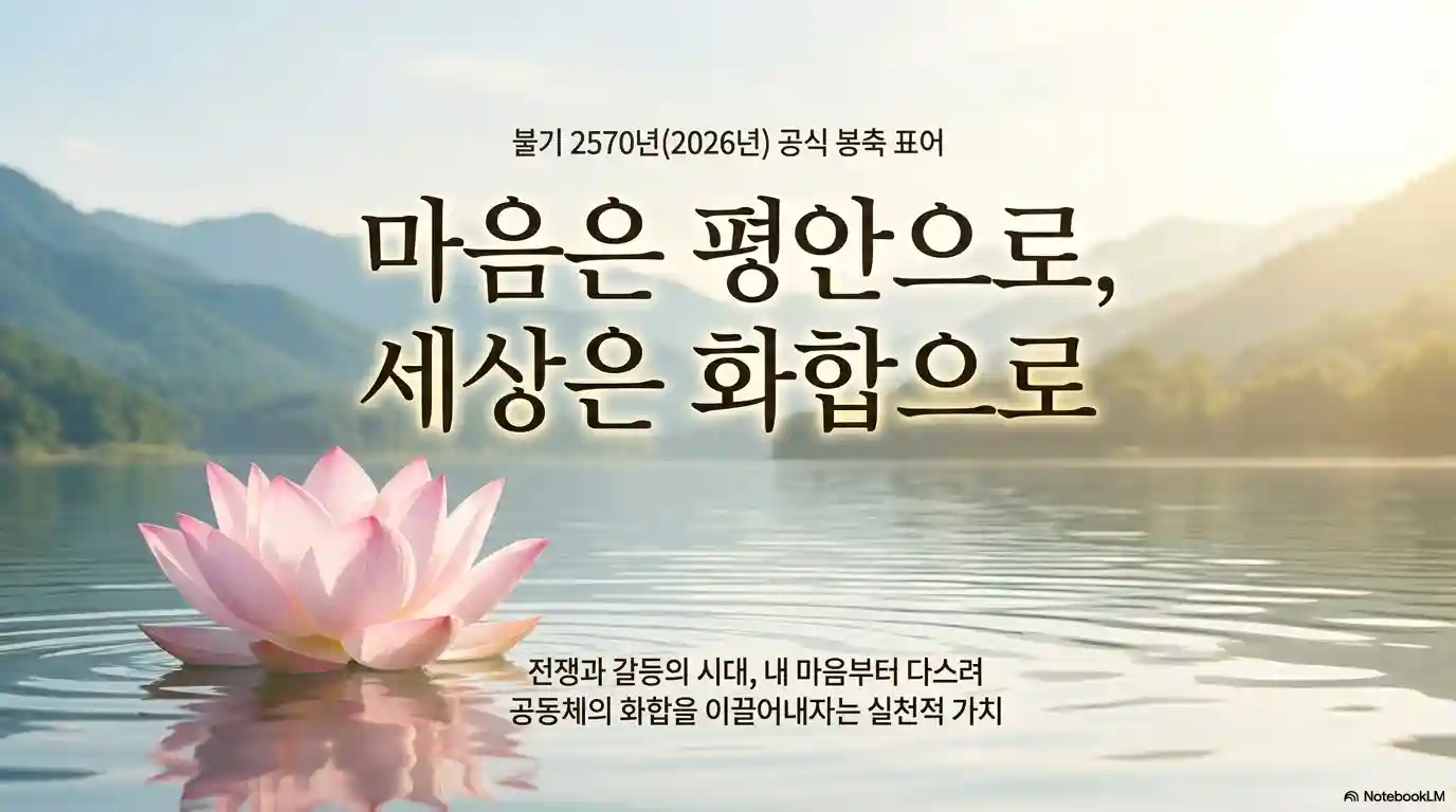 2026년 공식 봉축 표어