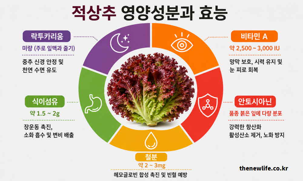 적상추 효능 영양성분