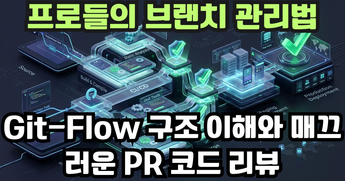 4_4 Git-Flow 구조 이해와 매끄러운 PR 코드 리뷰