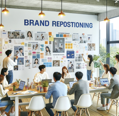 브랜드 리포지셔닝 관련 이미지