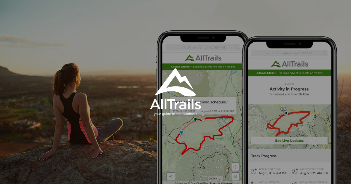올트레일즈 AllTrails 하이킹 등산 코스 탐색 소개