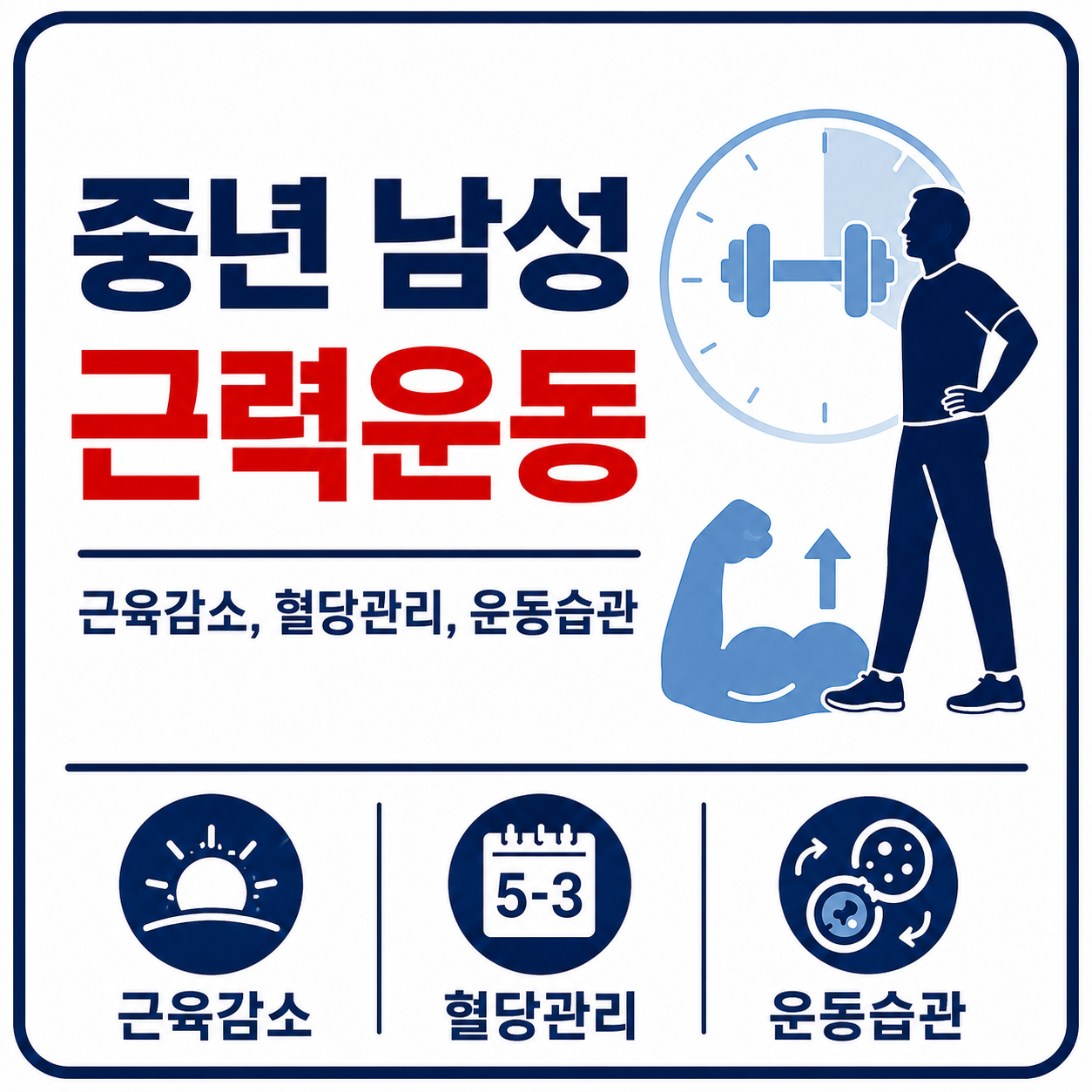 중년난성 근력운동 사진