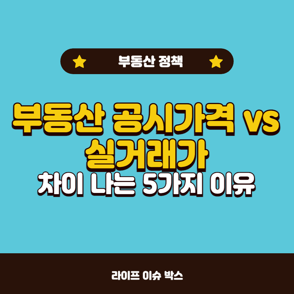 부동산 공시가격 vs 실거래가