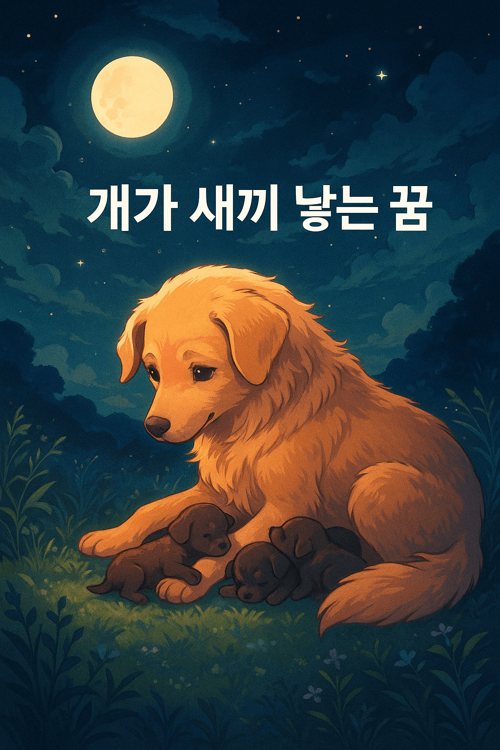 개가 새끼 낳는 꿈 해몽