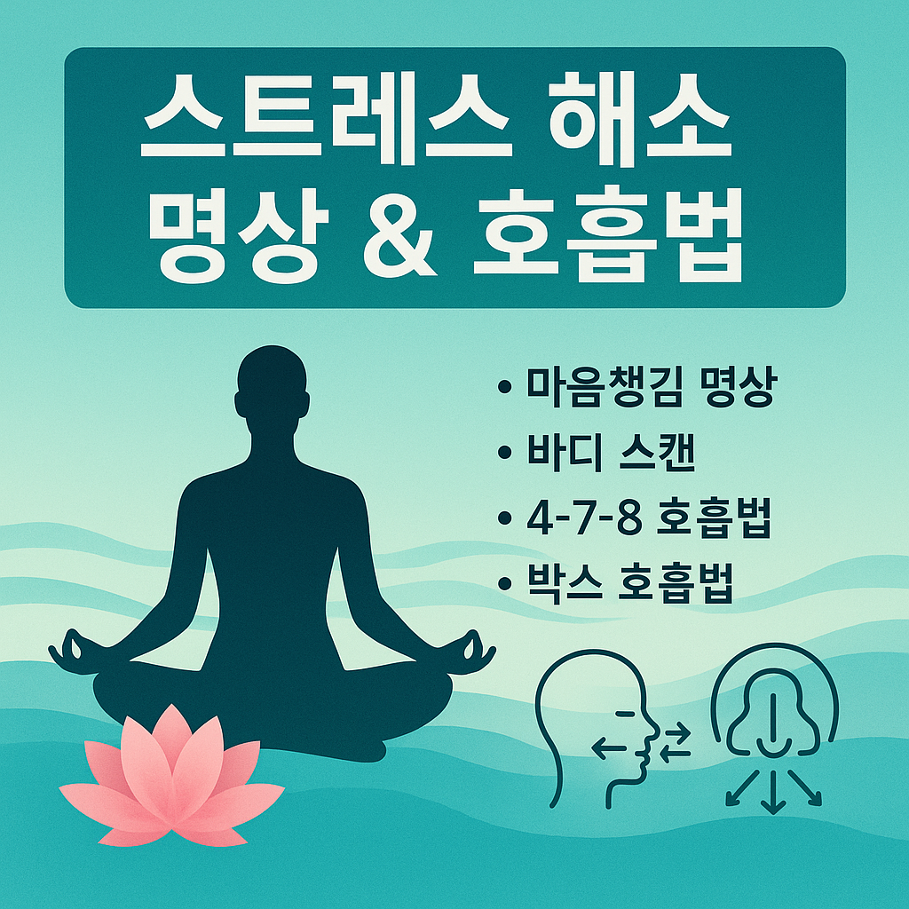 스트레스 해소에 좋은 명상과 호흡법
