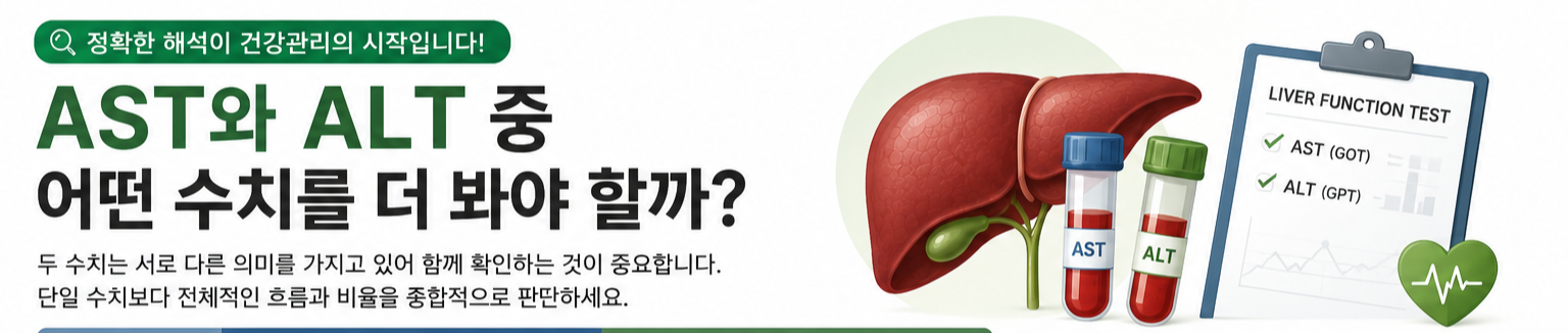 AST와 ALT 차이 및 간수치 검사 결과를 함께 확인해야 하는 이유 이미지
