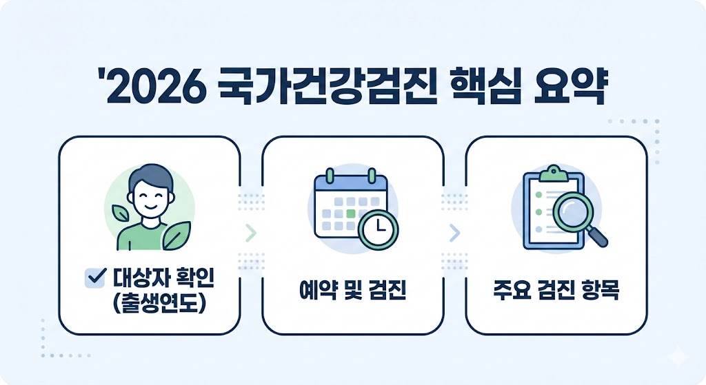 2026 국가건강검진 핵심 요약