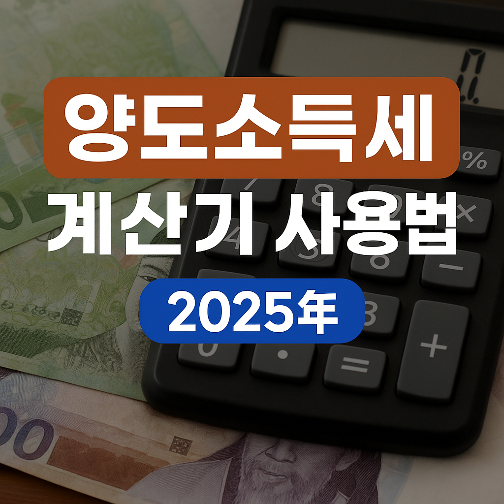 양도소득세 계산기