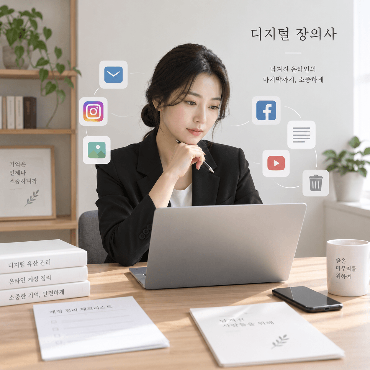 디지털 장의사 업무 이미지