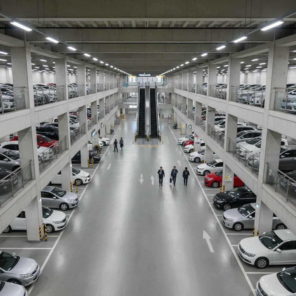 신방화역 상가 민영 주차장 무료 주차..