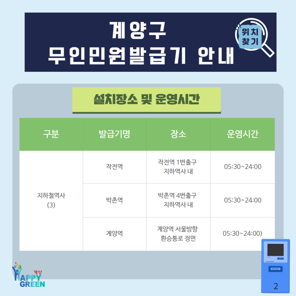 계양구 무인민원발급기