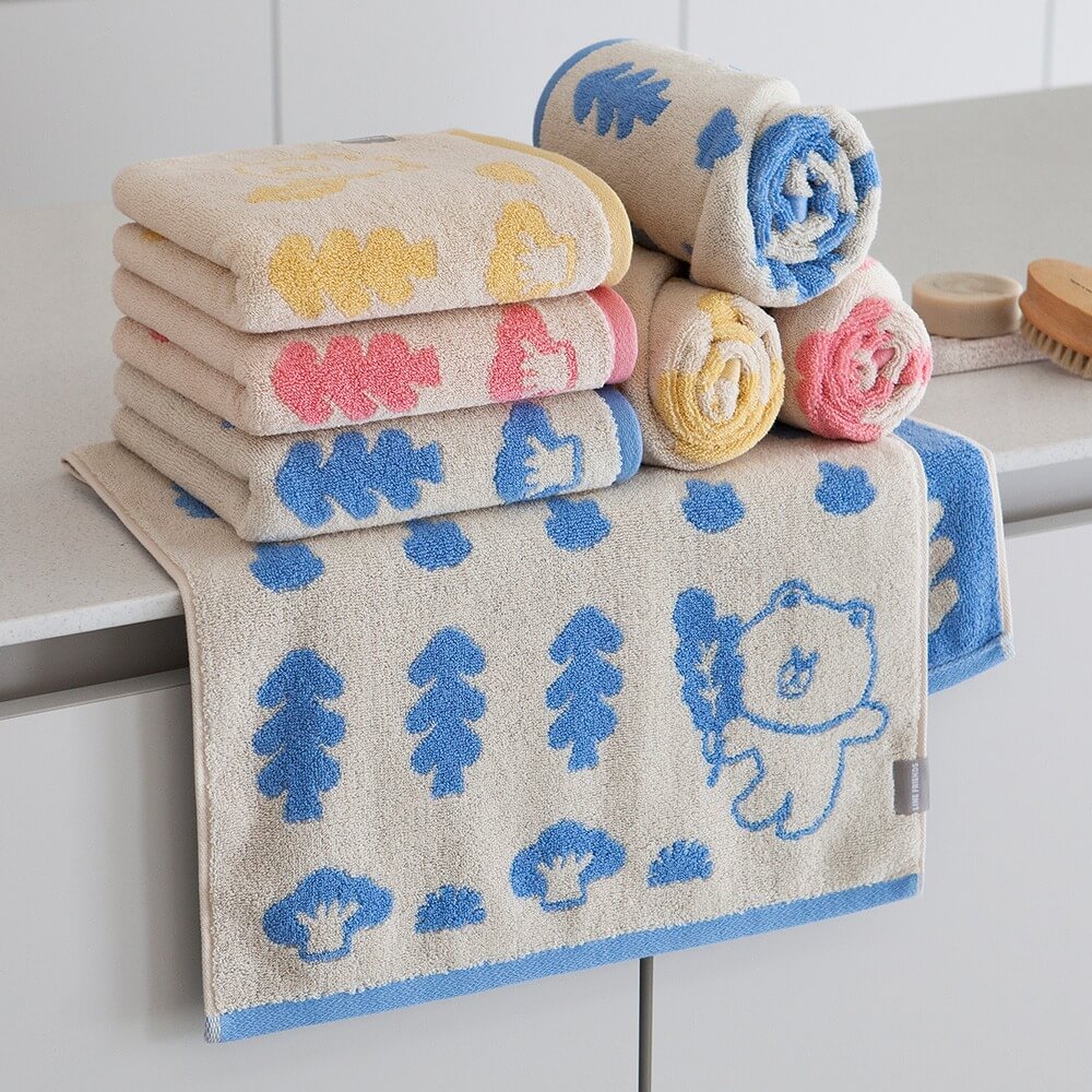 향기롭고 뽀송뽀송한 수건 