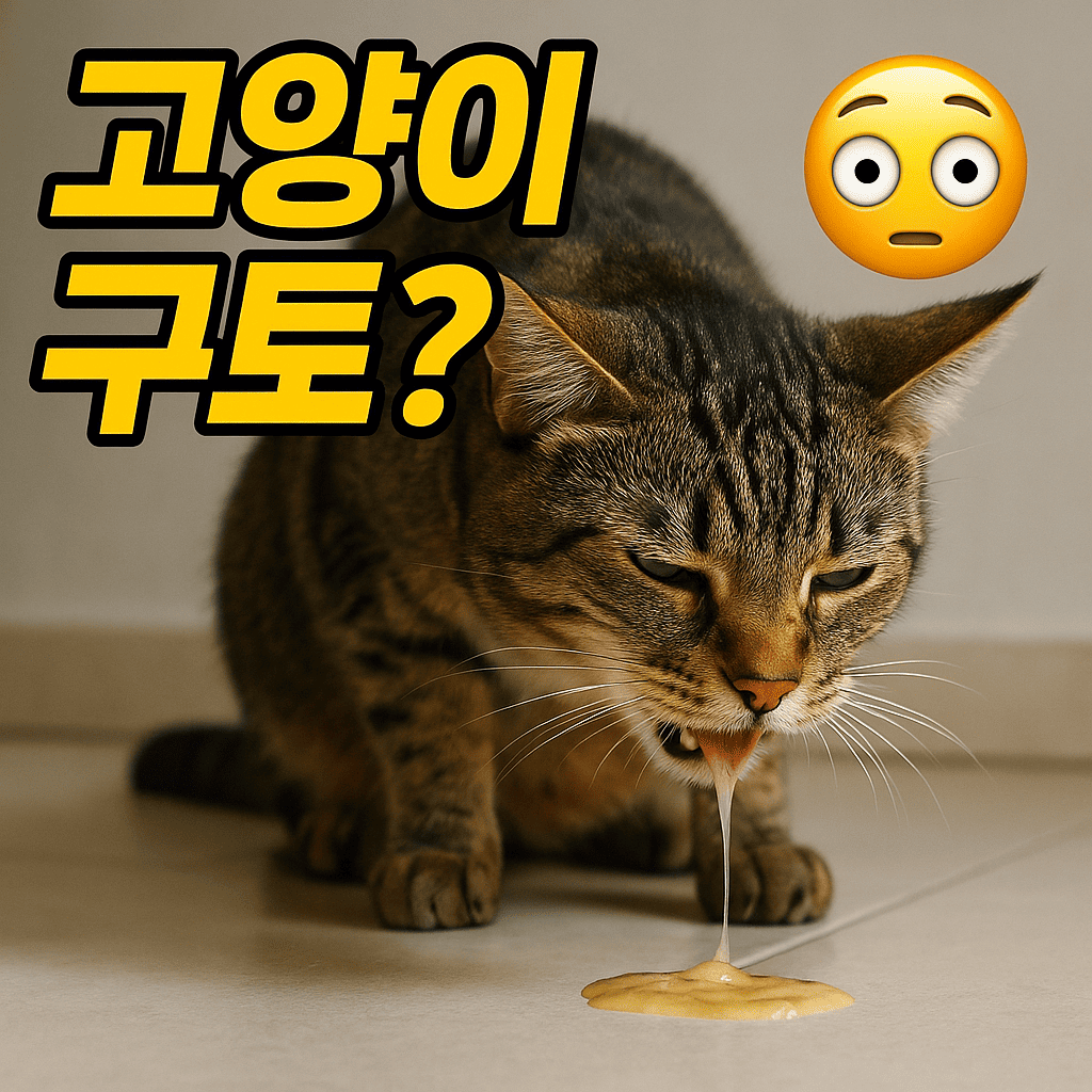 고양이가 계속 토해요 구토 원인과 대처법 완벽 가이드