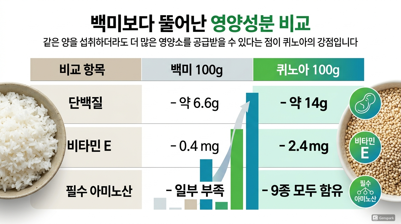 백미보다 뛰어난 영양성분 비교