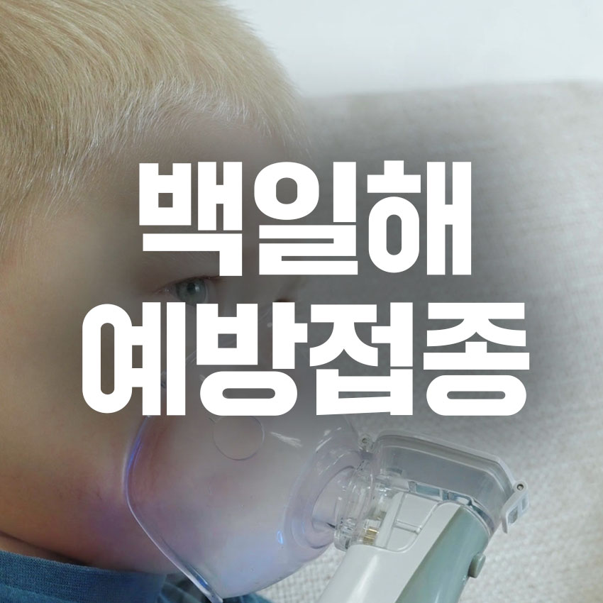 백일해 예방 접종