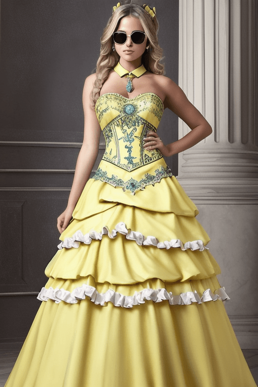 a woman in a set of edgPreppy clothes