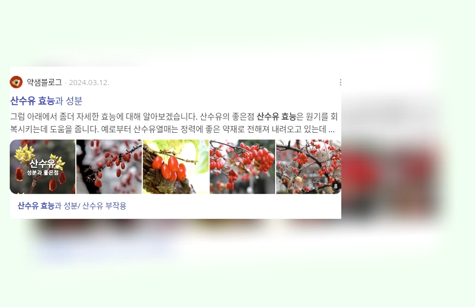 산수유 효능_3_subsection