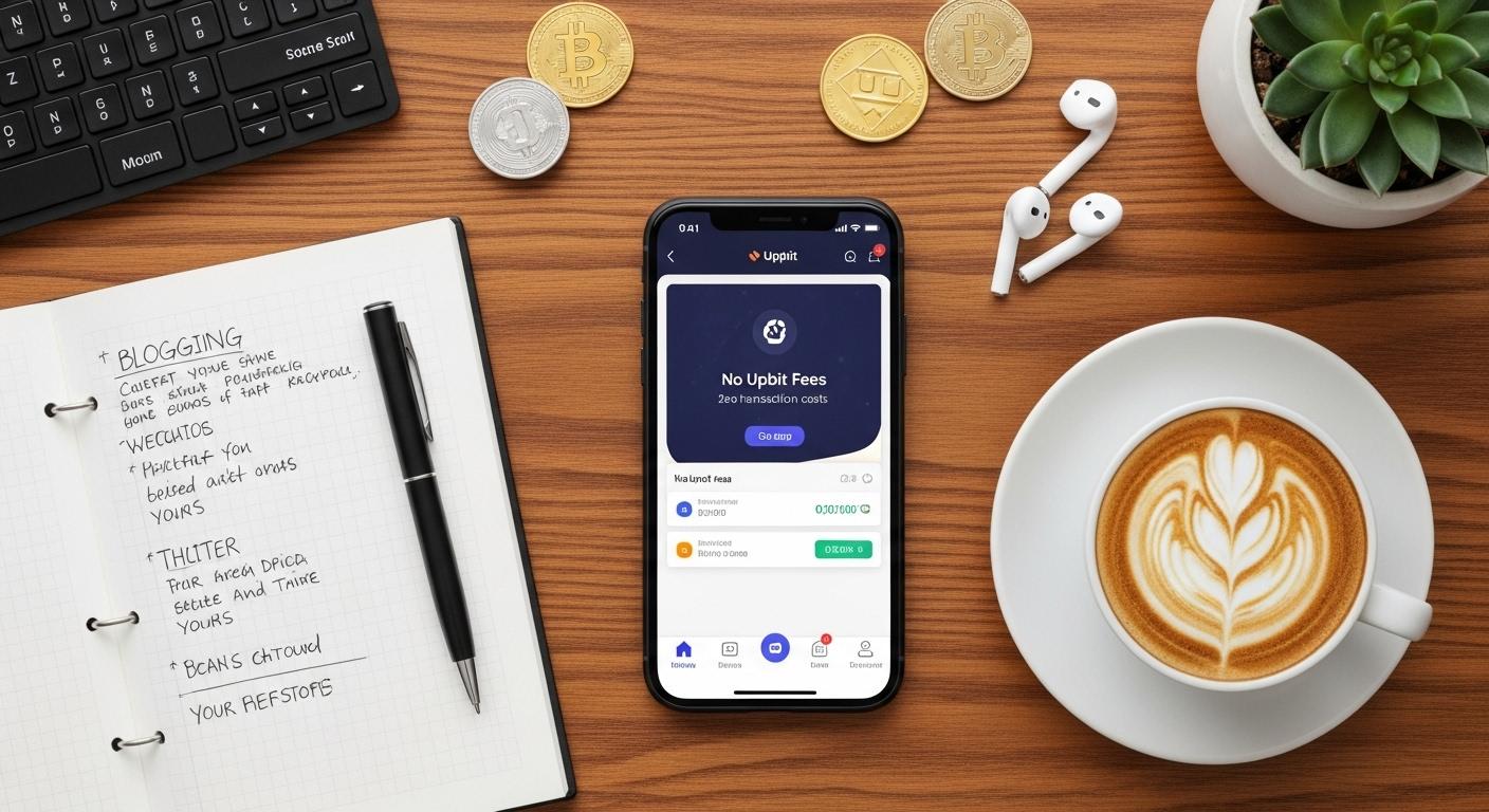 업비트 수수료 없이