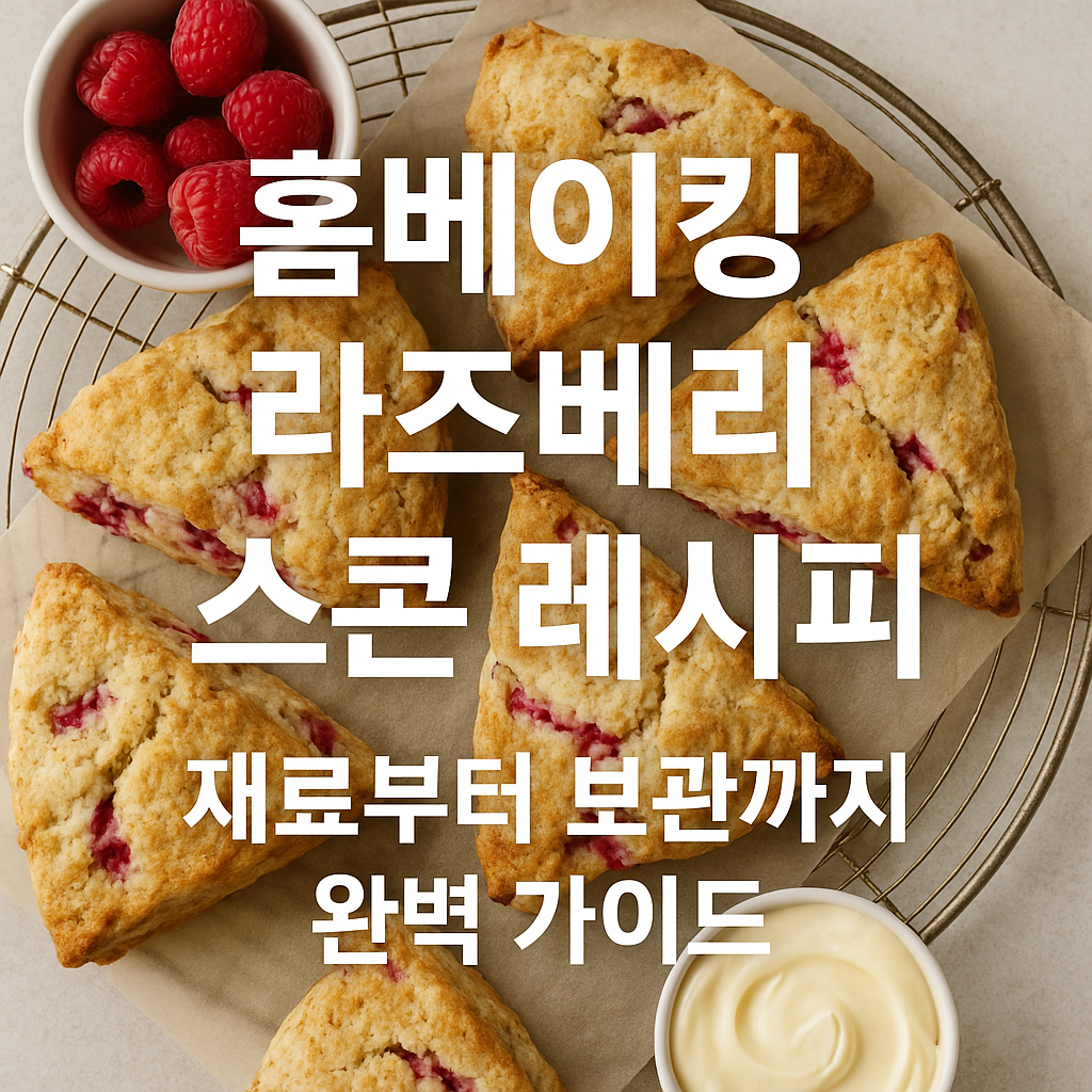 라즈베리 스콘 레시피