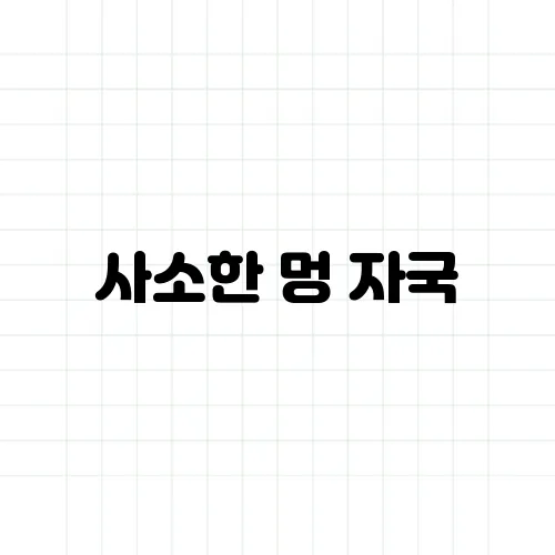 사소한 멍 자국, 혈액질환의 징후일 수도 있습니다