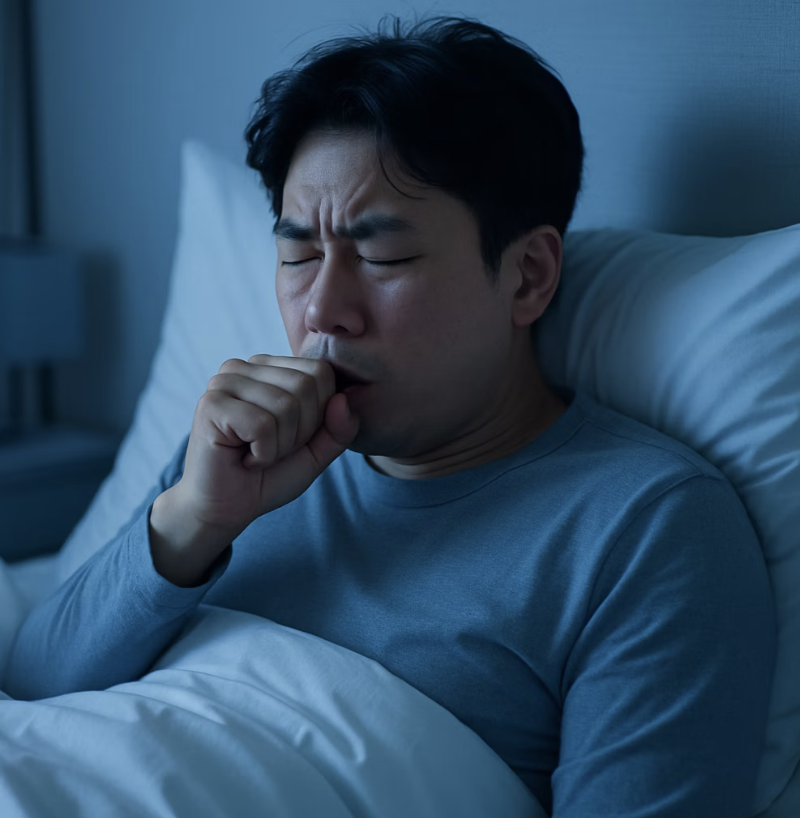 초기 신호 1: 멈추지 않는 마른기침