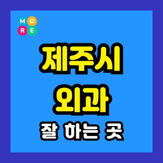 제주 제주시 외과 후기좋고 수술 잘하는 전문병원 TOP 3곳 추천