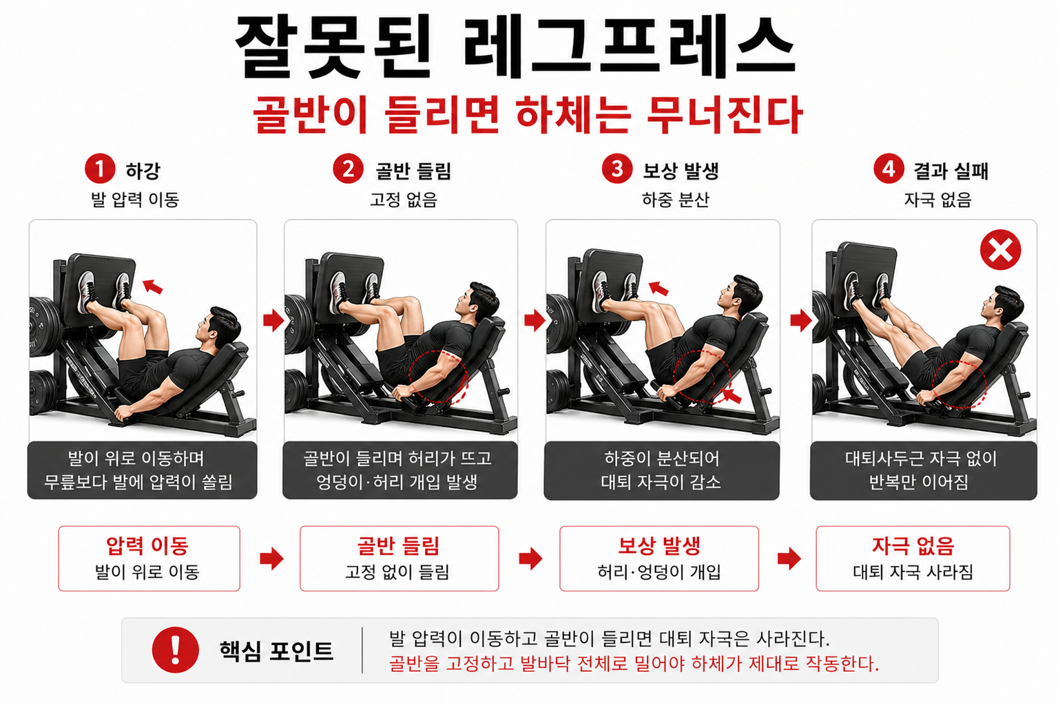 잘못된 레그프레스