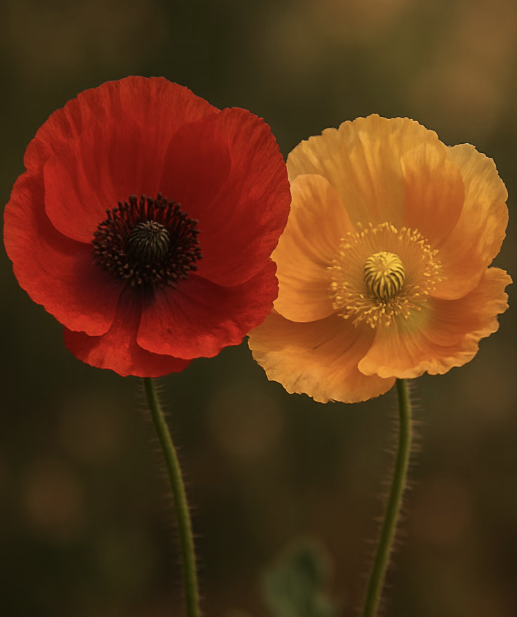 두 얼굴을 가진 식물&amp;#44; 양귀비