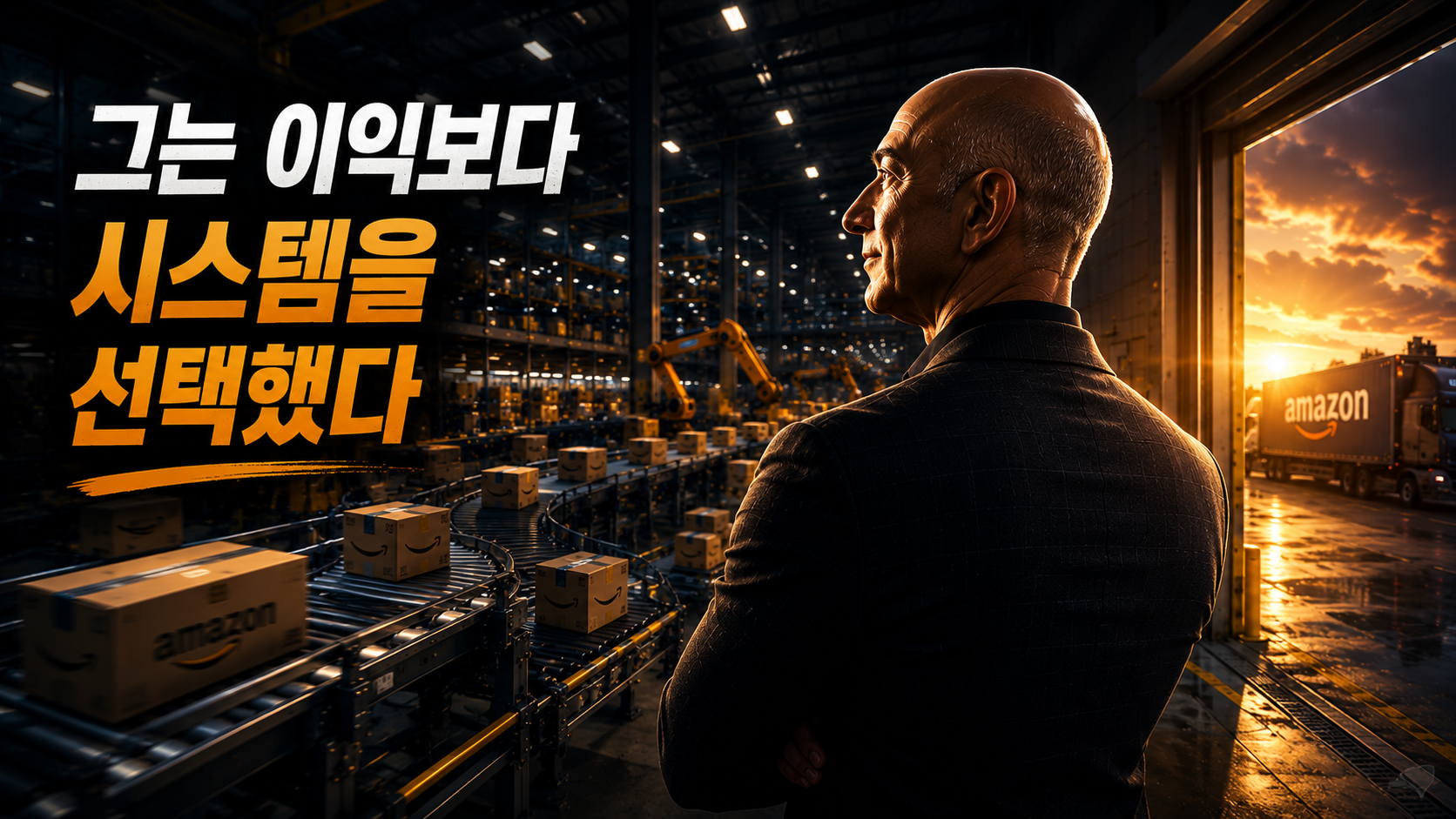 Amazon logistics system and Bezos