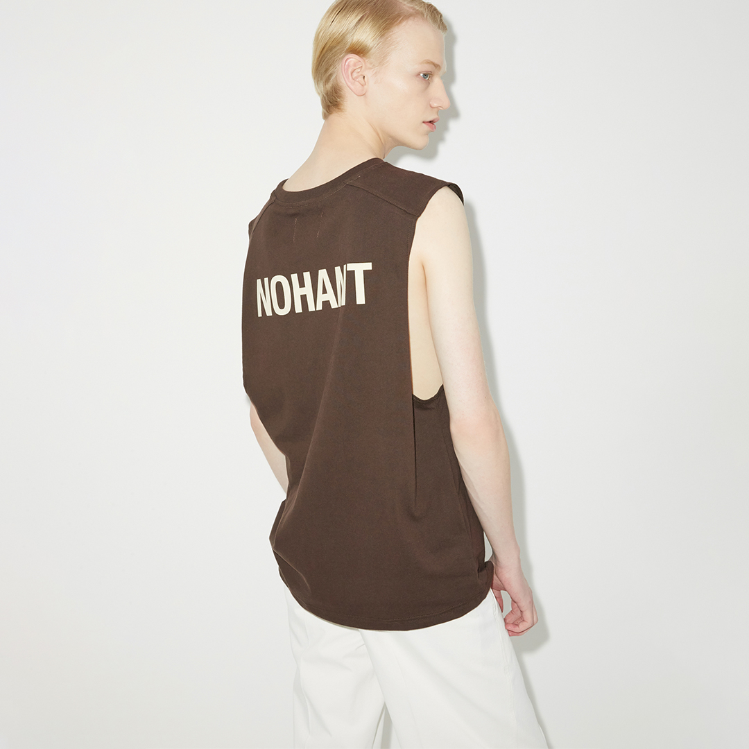 노앙 NOHANT BACK LOGO SLEEVELESS