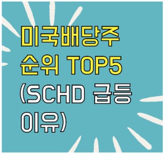 미국 배당주, 배당ETF 인기