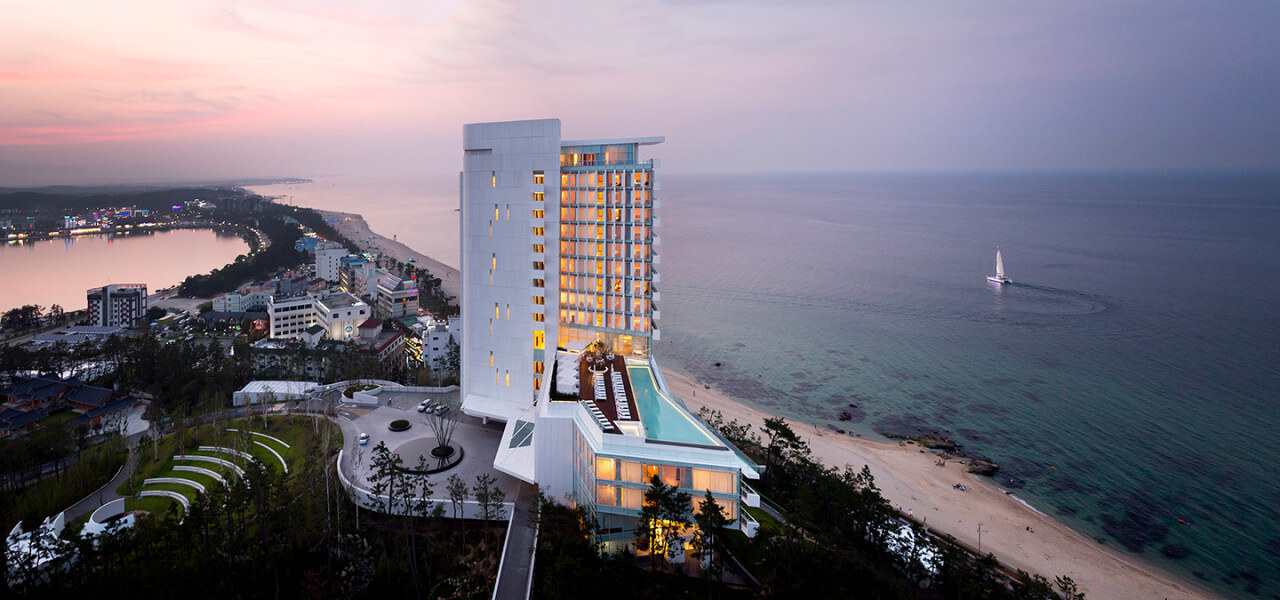 강릉 씨마크 호텔 전경