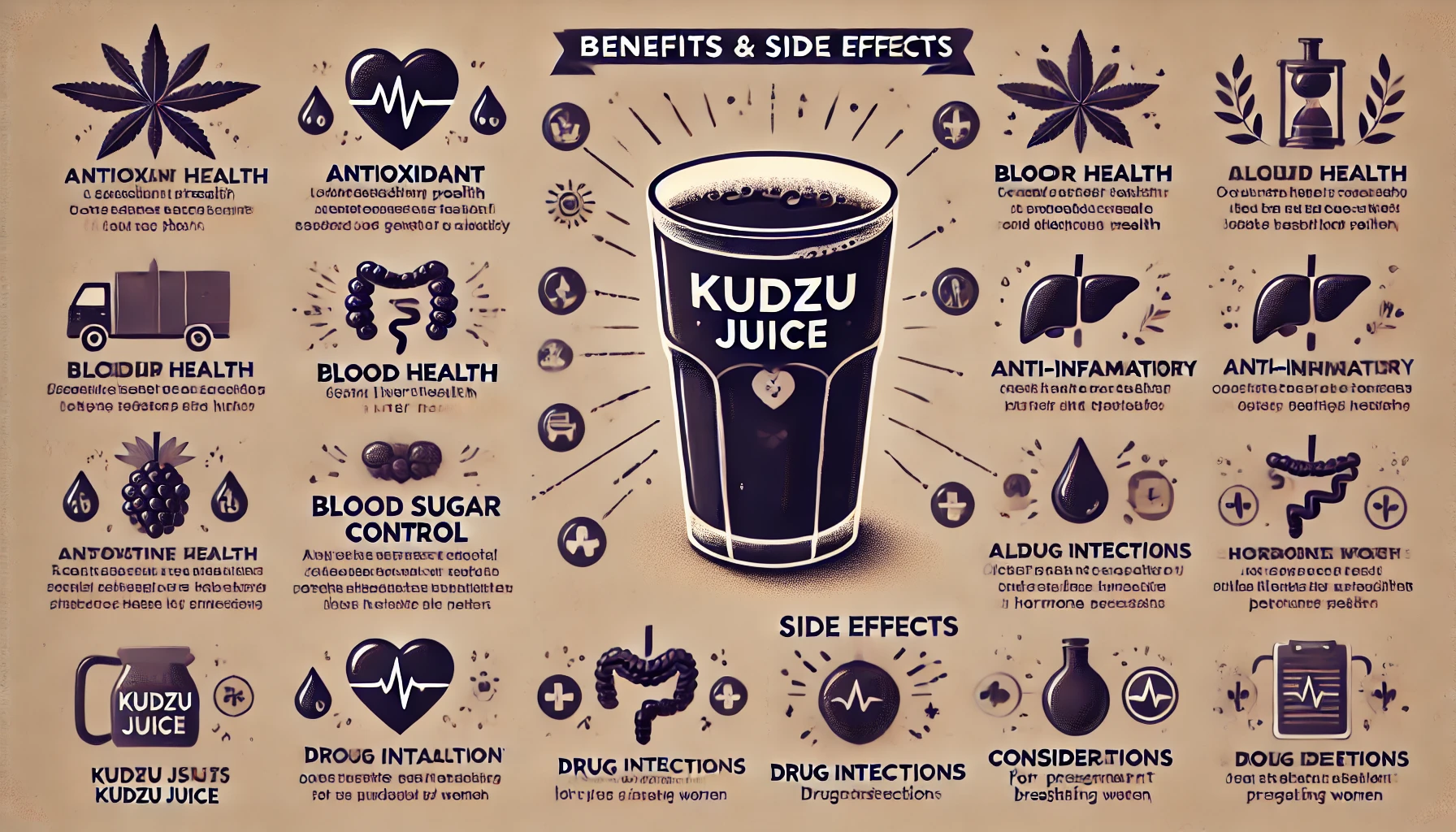 칡즙의 부작용 및 주의사항