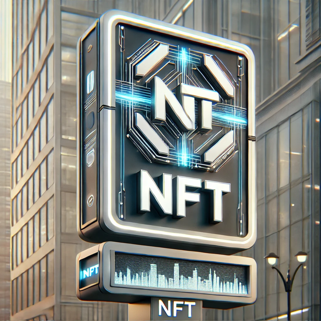 NFT 은행 간판 사진