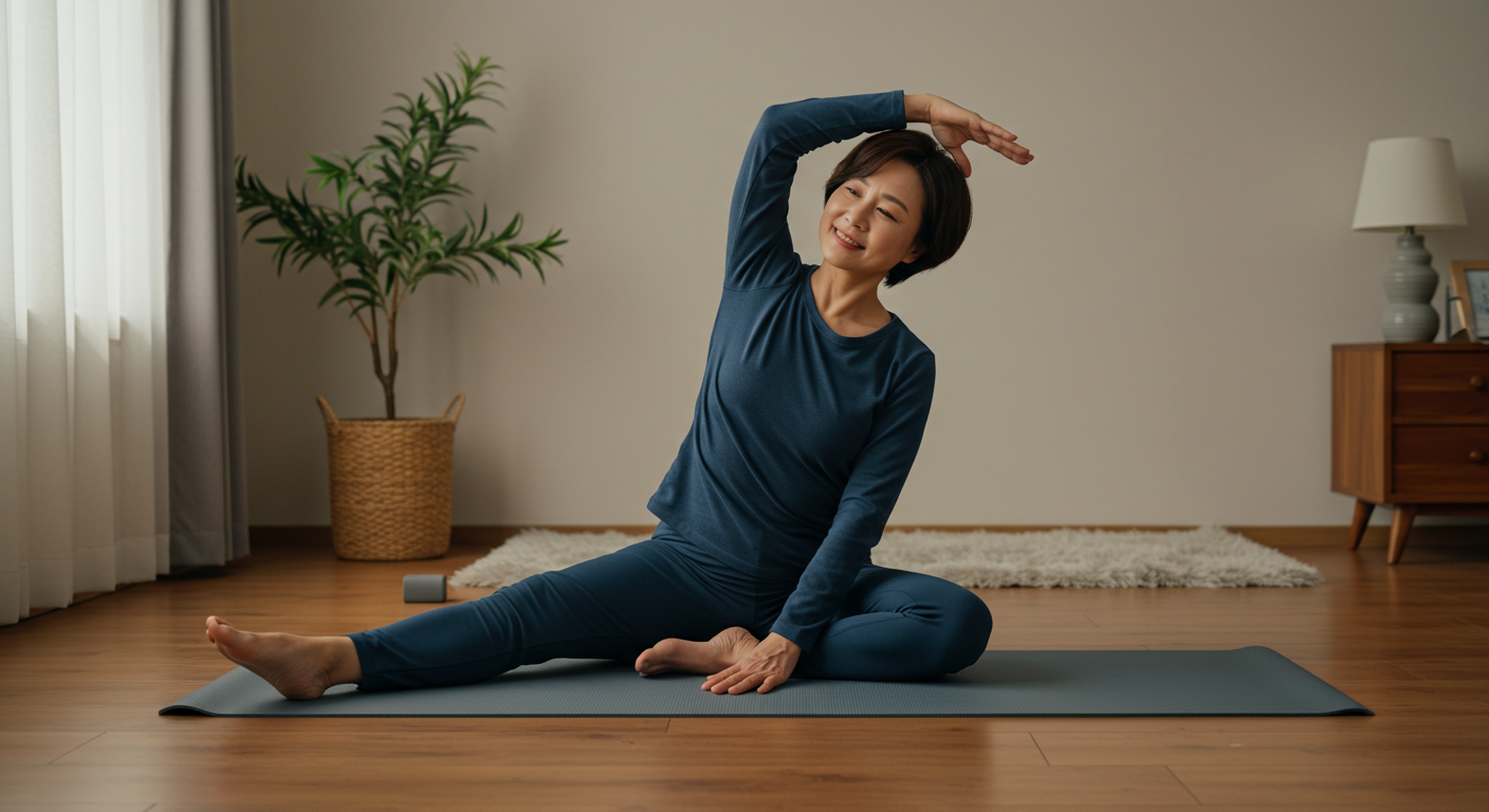 갱년기, 관절통, 갱년기스트레칭