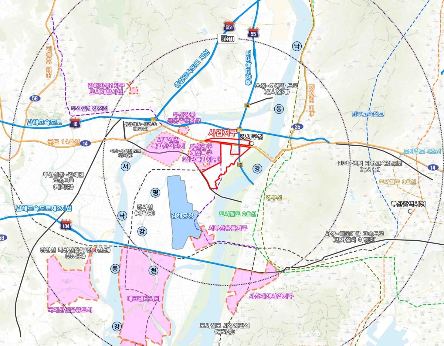 부산대저 공공주택지구 조성사업과 기후변화영향평가