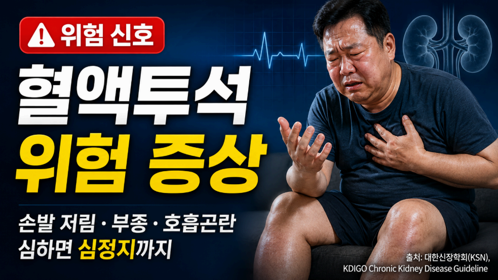 혈액투석 위험 증상 이미지사진